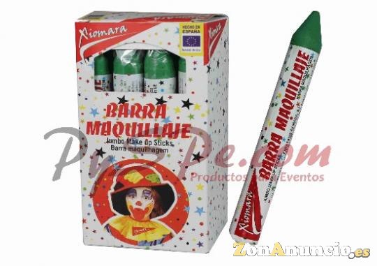 Maquillaje pintacaras verde - 1 Barra